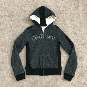 Hurley Jacket Womens Small Zip Fleece